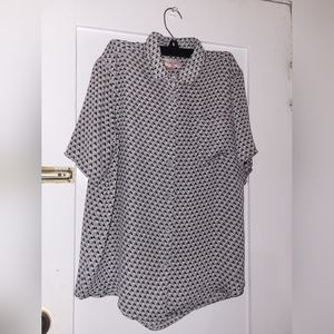 PHILOSOPHY Republic Clothing womens Size XS Blouse geometric pattern